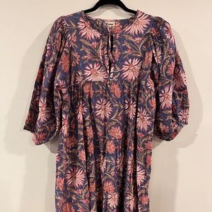 Cotton Block Print Dress from India